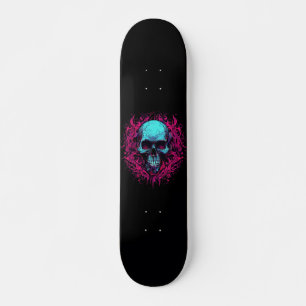 Totenkopf Calavera Schwarz Skateboard