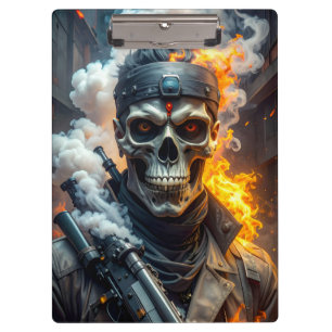 Totenkopf des Verderbens Klemmbrett