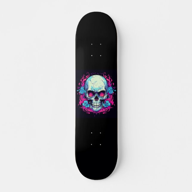 Totenkopf Emo Skateboard (Vorne)