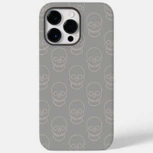 Totenkopf - Geister-Grau und Knochen-Weiß Case-Mate iPhone 14 Pro Max Hülle