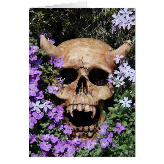 Totenkopf - Gothic / Karte (Vorne)