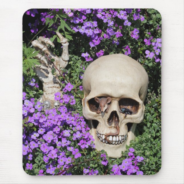 Totenkopf - Gothic Mauspad (Vorne)