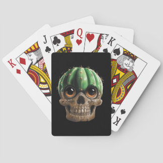 Totenkopf-Kaktus-Spielkarten Spielkarten
