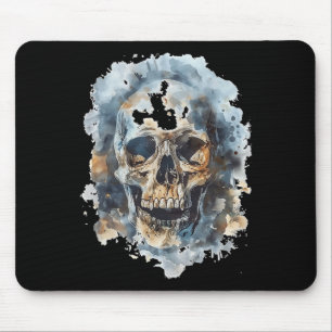 Totenkopf-Kostüm Halloween Grusel Art Skull Mousepad