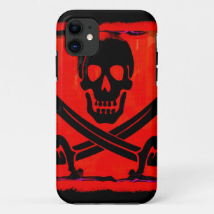 Totenkopf mit gekreuzten Schwertern Gruselige Kuns title_seo2