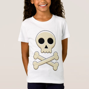 Totenkopf mit Knochen T-Shirt