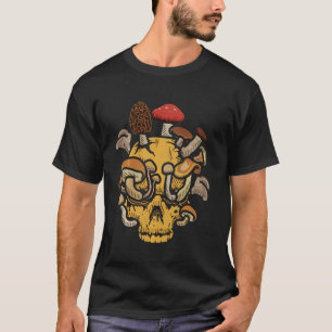 Totenkopf-Pilze Pflanze Gruseliger Gartenkostüm T-Shirt