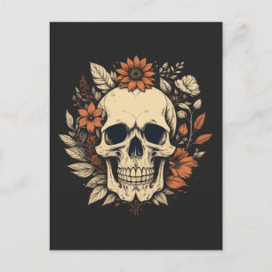 Totenkopf Postkarte