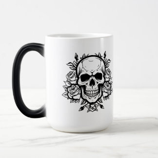 Totenkopf & Rosen Verwandlungstasse