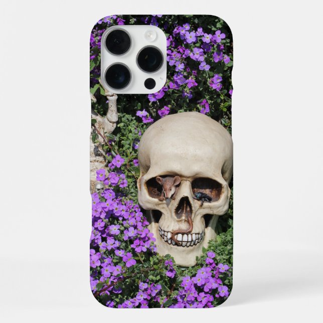 Totenkopf Schädel - Gothic / iPhone Hüllen 16 Pro Max Hülle (Rückseite)