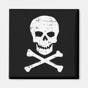Totenkopf-Schädel-Halloween-Kostümtasche Skelett Magnet