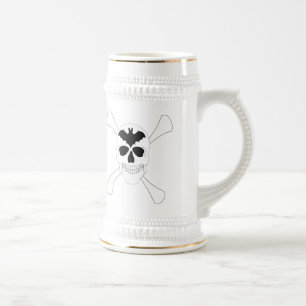 Totenkopf Stein Bierglas