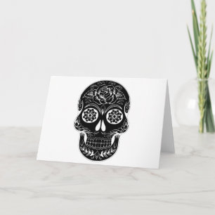 Totenkopf Tag der Toten Karte