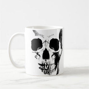 Totenkopf-Tasse Kaffeetasse