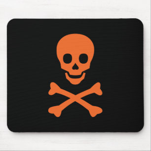 Totenkopf und Kreuzbeine Mousepad