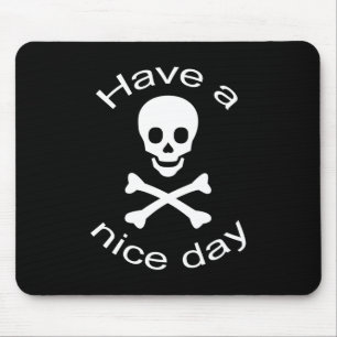 Totenkopf und Kreuzbeine Mousepad