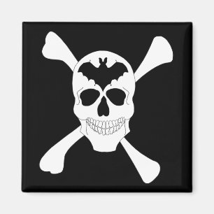 Totenkopf-Und-Kreuzknochen-Magnet Magnet
