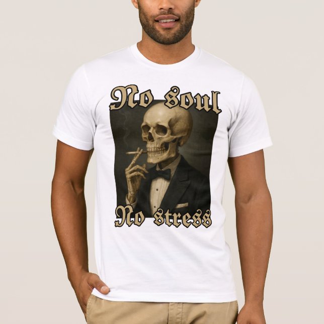 Totenkopf-Vibes-T-Shirt T-Shirt (Vorderseite)