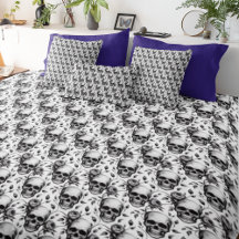 Totenkopf Vintage Boho Makaber Memento Mori Dekora
