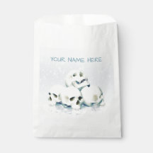 Totenköpfe im Schnee. Personalisiert