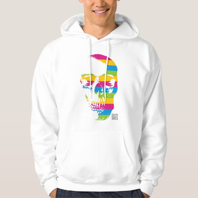 Totenköpfe Multicolors Hoodie (Vorderseite)
