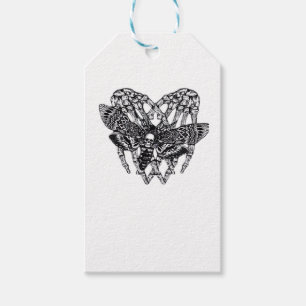 Totenkopfmoth Classic - Skeleton-Handherz Geschenkanhänger
