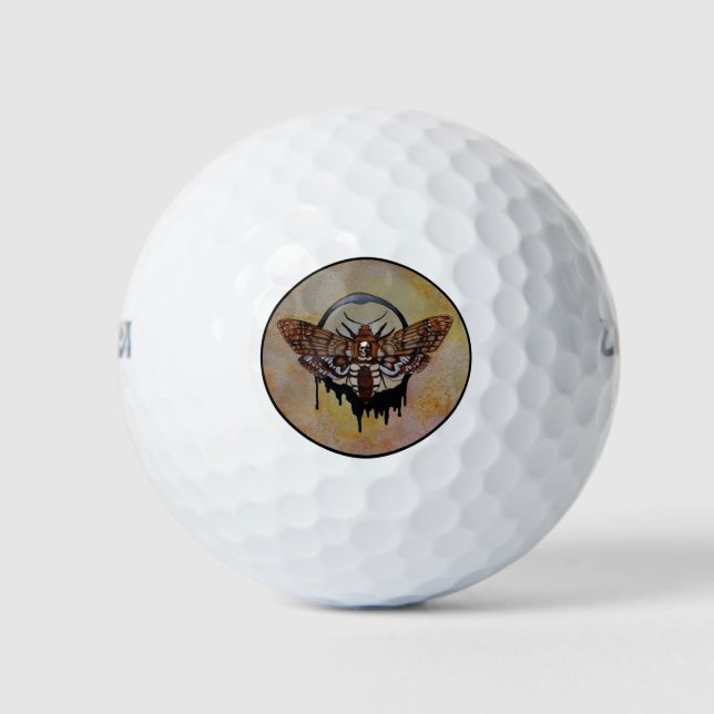 Totenkopfmoth Golfball (Vorderseite)
