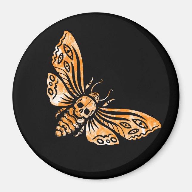 Totenkopfmoth Magnet (Vorne)