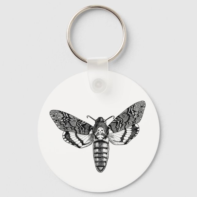 Totenkopfmoth Schlüsselanhänger (Vorderseite)