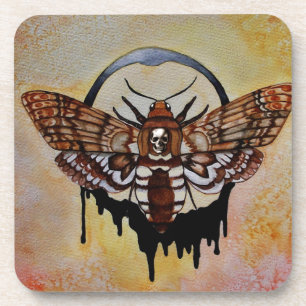 Totenkopfmoth Untersetzer