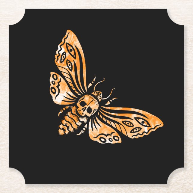 Totenkopfmoth Untersetzer (Vorderseite)