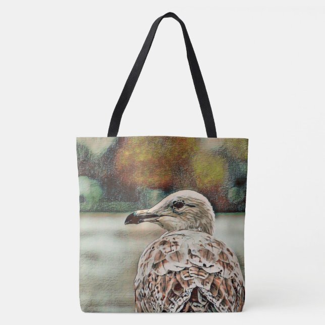 Totenkopfmöwe Tasche (Vorderseite)