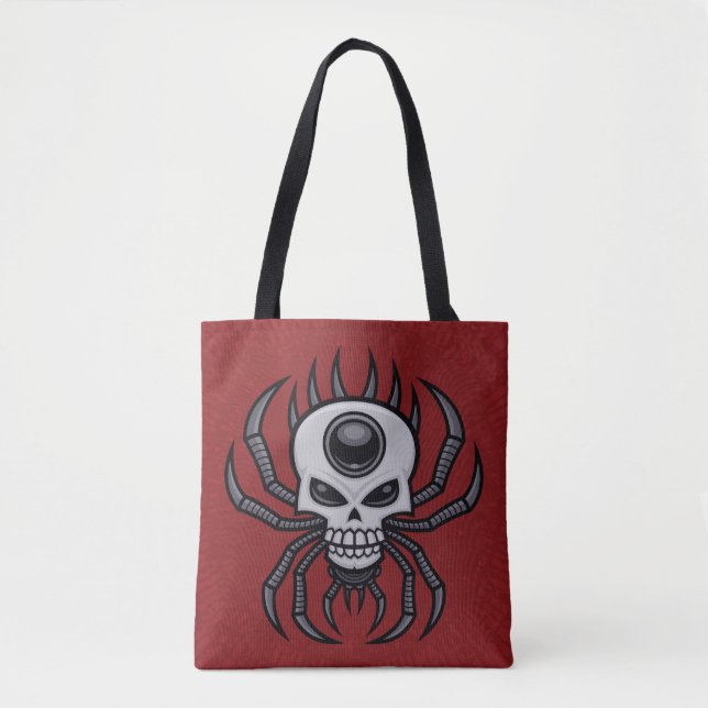 Totenkopfspinne Tasche (Vorderseite)