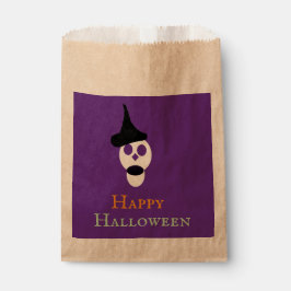 Totenmaske mit Hut Gefallen-Tasche Geschenktütchen