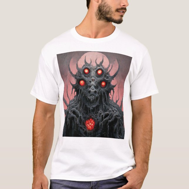 Totenmetall-Monstrous-Kreatur-T - Shirt (Vorderseite)