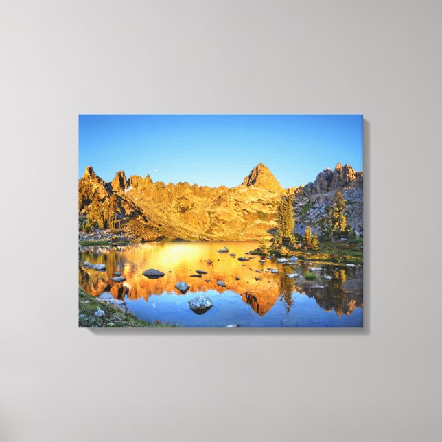 Totenpferdsee Sunrise - Sierra Leinwanddruck (Vorderseite)