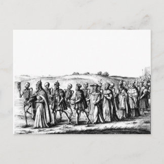 Totenprozessions-Postkarte Postkarte