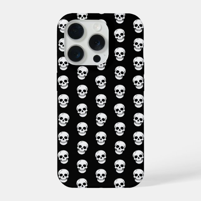 Totenschädel  iPhone 15 pro hülle (Rückseite)
