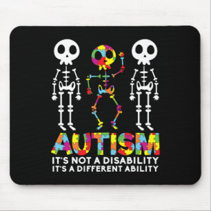 Totentanz Autismus-Bewusstseins-T-Shirt Mutter Vat Mousepad