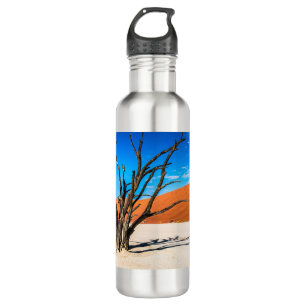 Toter Baum in Deadvlei, Namibia Edelstahlflasche