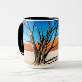 Toter Baum in Deadvlei, Namibia Tasse