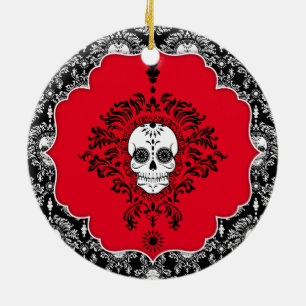 Toter Damast - kundenspezifische Keramik Ornament