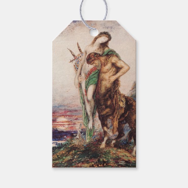 Toter Dichter wird von einem Centaur (Sonnenunterg Geschenkanhänger (Vorderseite)