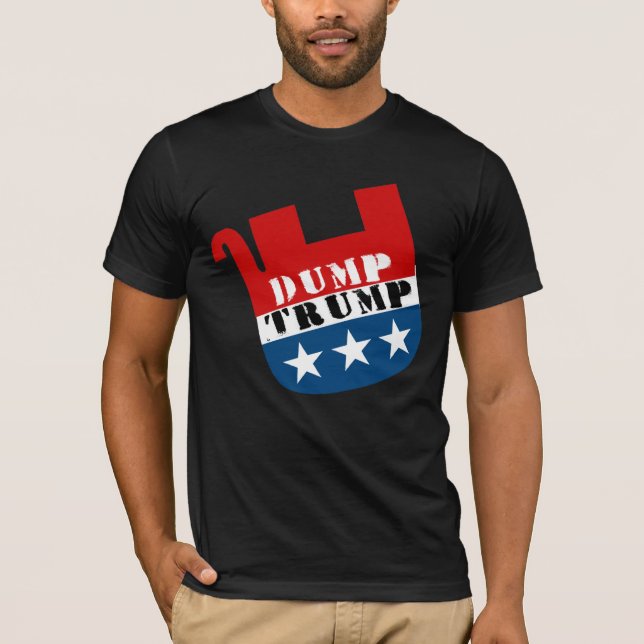 Toter Elefant - Dump-Trumpf - Anti-Trumpf - T-Shirt (Vorderseite)