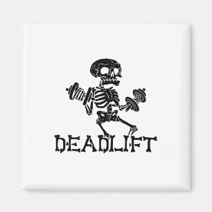Toter-Heben-Halloween-Skelett-Workout-Bodybuilding Magnet