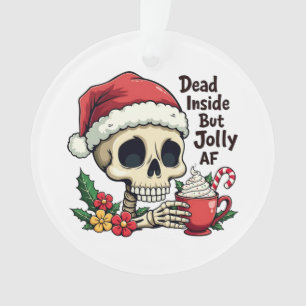 Toter Innenraum, aber lustiger AF Heißer Kakao Lat Ornament