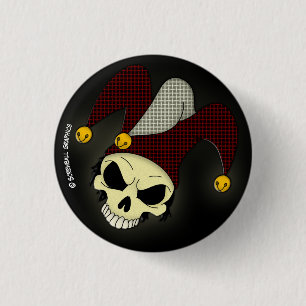 Toter Joker-Knopf (klein) Button