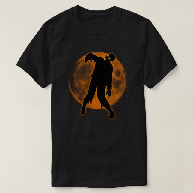 Toter Mann-gehender Halloween-Party-T - Shirt (Design vorne)