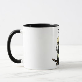 Toter müder Skater Skeleton Kaffee Tasse