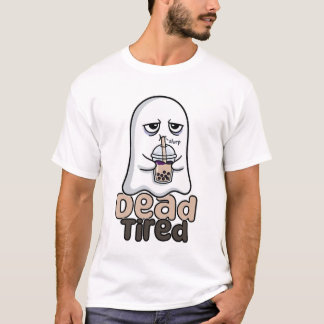 Toter Müder Süßer Boba-Geist T-Shirt